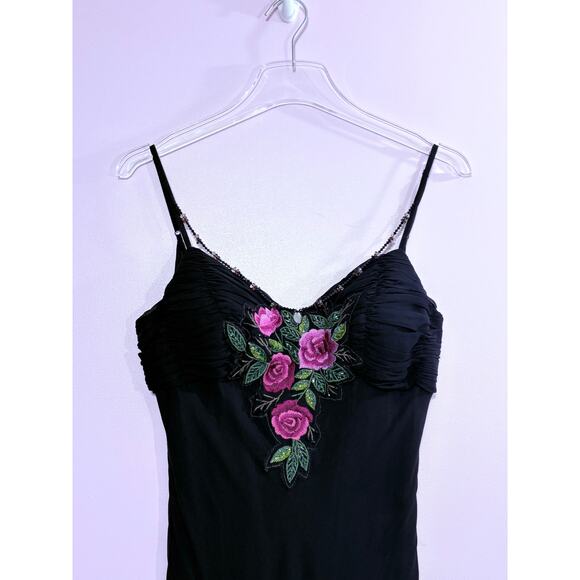 Sue Wong Embellished Mino Dress in Boack Size 10 - Picture 8 of 11